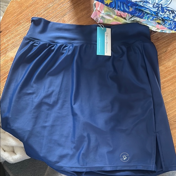Skort Obsession Dresses & Skirts - Skort Obsession Blue Athletic Skort